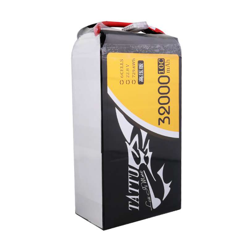 Batterie TATTU 32000mAh 22.8V utilisée dans drone et modélisme